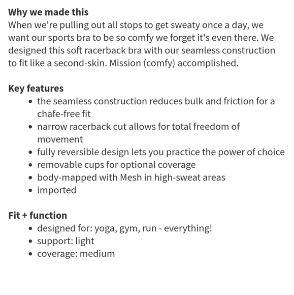 🍋Lululemon Ebb & Flow Racerback Bra Reversible - Picture 12 of 12